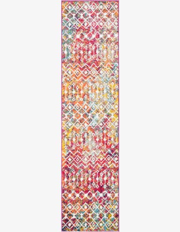 2' x 8' Moroccan Trellis Runner Rug