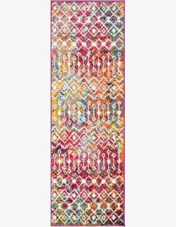 2' x 6' Moroccan Trellis Runner Rug