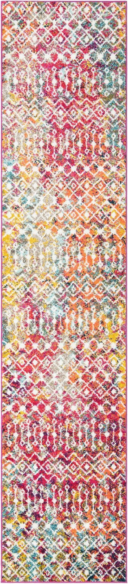 2' 7 x 12' Moroccan Trellis Runner Rug