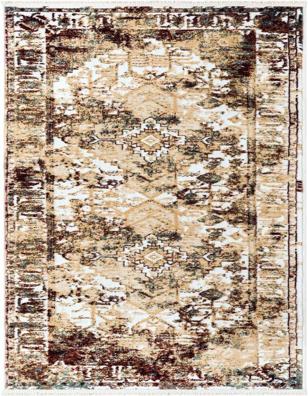 Detail image of 2' x 6' Nain Design Runner Rug