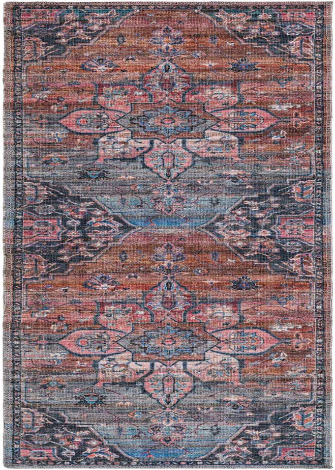 2' x 6' Washable Nostalgia Runner Rug