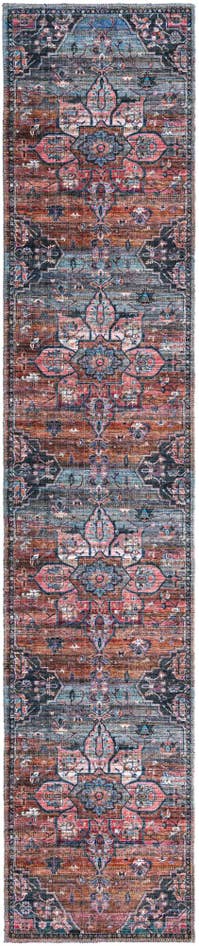 Detail image of 2' x 10' Washable Nostalgia Runner Rug