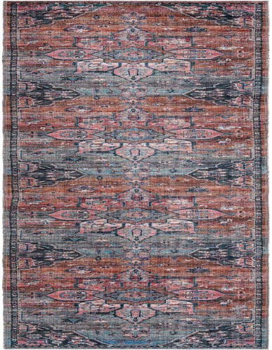 Detail image of 2' 7 x 14' Washable Nostalgia Runner Rug