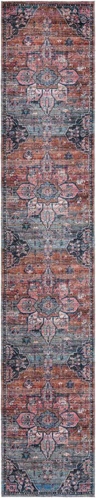 2' 7 x 14' Washable Nostalgia Runner Rug