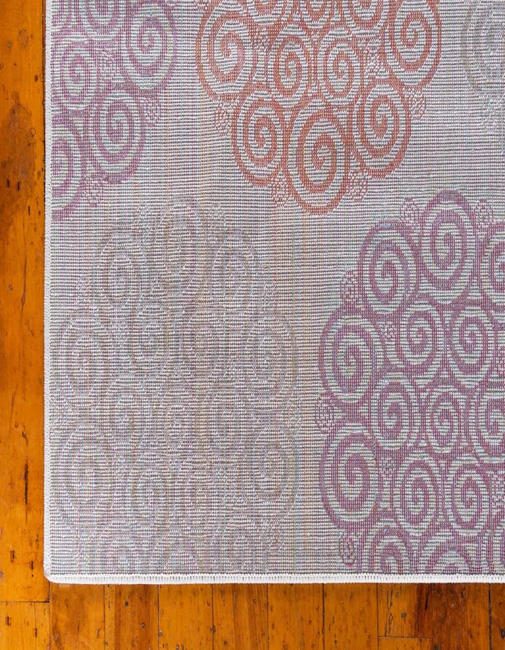 Detail image of Jane Seymour 2' x 6' Open Hearts Runner Rug