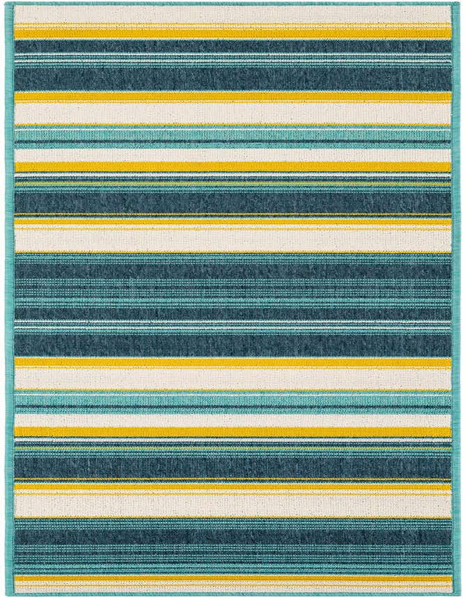 2' x 6' Easy-Clean Border Indoor / Outdoor Runner Rug