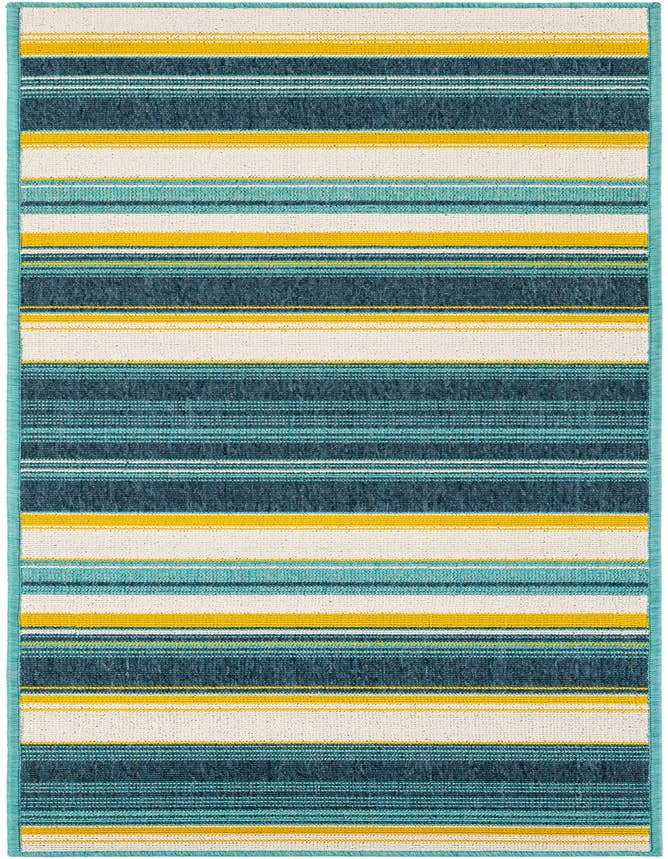 Detail image of 2' x 6' Easy-Clean Border Indoor / Outdoor Runner Rug