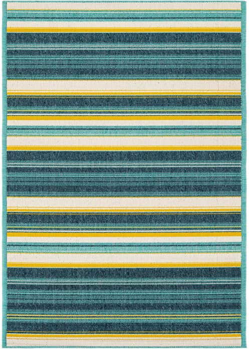 2' x 8' Easy-Clean Border Indoor / Outdoor Runner Rug