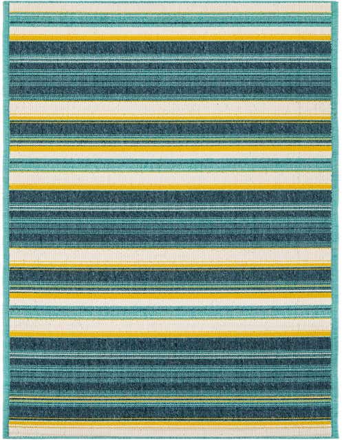 2' x 8' Easy-Clean Border Indoor / Outdoor Runner Rug