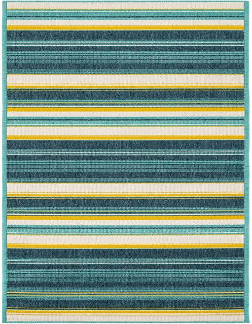 Detail image of 2' x 8' Easy-Clean Border Indoor / Outdoor Runner Rug