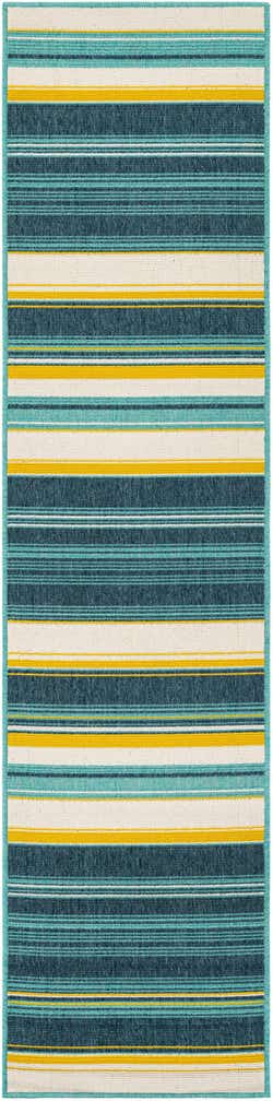 2' x 8' Easy-Clean Border Indoor / Outdoor Runner Rug