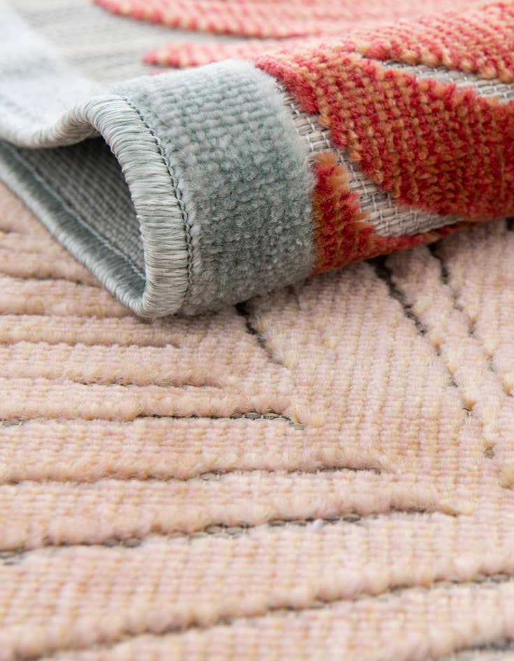 Detail image of 2' 2 x 5' 3 Easy-Clean Botanical Indoor / Outdoor Runner Rug