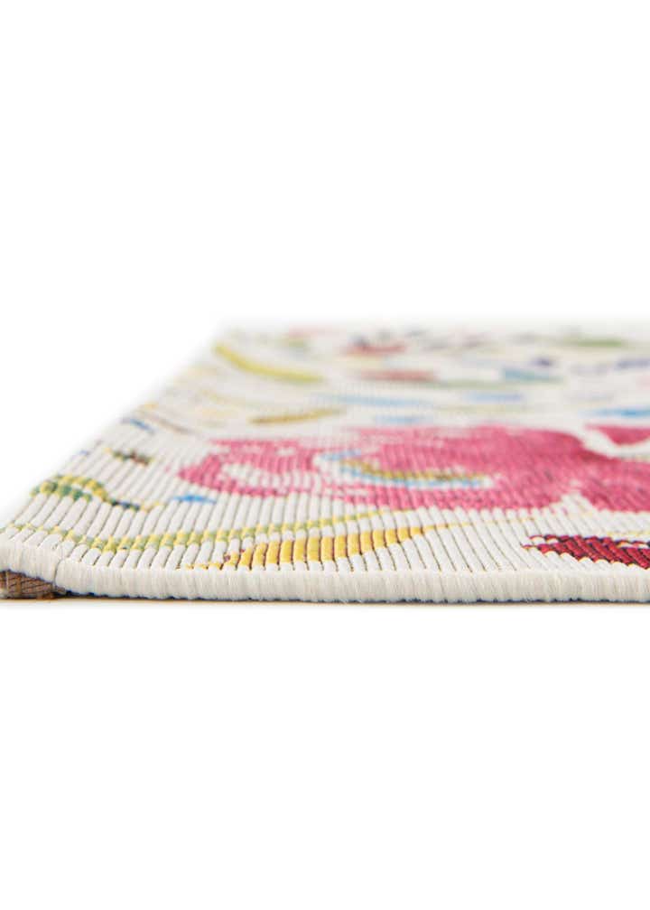 2' x 8' Easy-Clean Botanical Indoor / Outdoor Runner Rug
