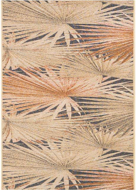 2' 7 x 12' Easy-Clean Botanical Indoor / Outdoor Runner Rug