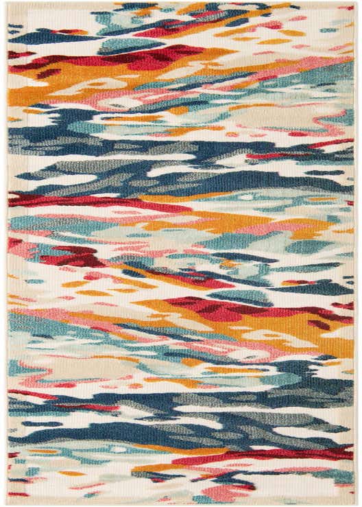 2' 7 x 10' Easy-Clean Casablanca Indoor / Outdoor Runner Rug