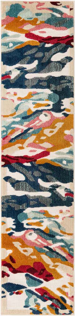 2' x 8' Easy-Clean Casablanca Indoor / Outdoor Runner Rug
