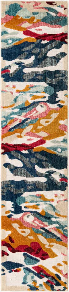 Detail image of 2' x 8' Easy-Clean Casablanca Indoor / Outdoor Runner Rug