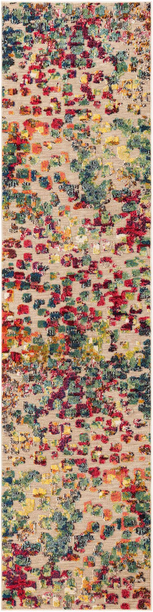 2' 7 x 10' Easy-Clean Casablanca Indoor / Outdoor Runner Rug