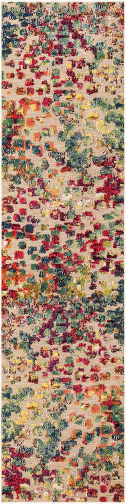 2' 7 x 10' Easy-Clean Casablanca Indoor / Outdoor Runner Rug