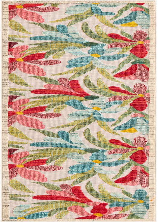 2' 7 x 10' Easy-Clean Casablanca Indoor / Outdoor Runner Rug