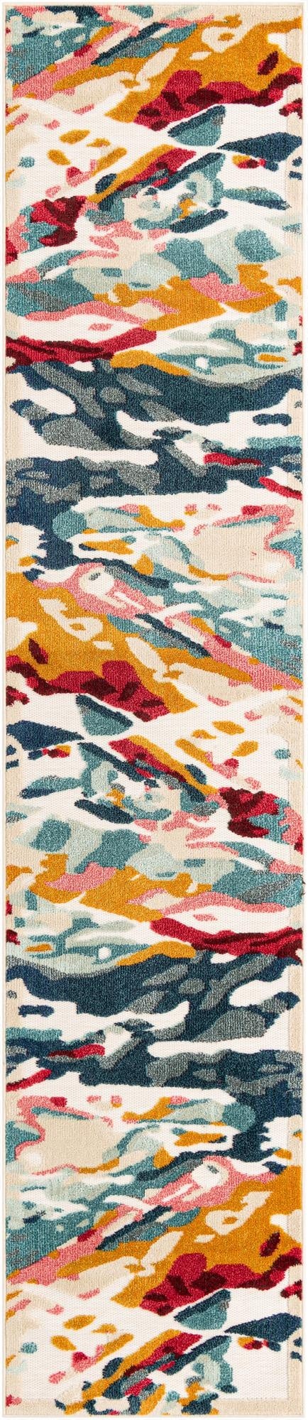 2' 7 x 12'  Washable Casablanca Indoor / Outdoor Runner Rug