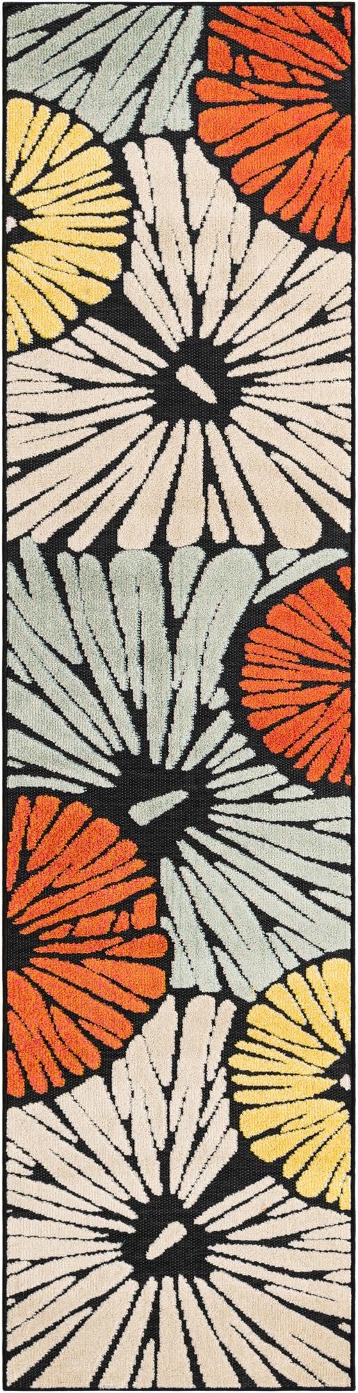 2' 7 x 10'  Washable Casablanca Indoor / Outdoor Runner Rug