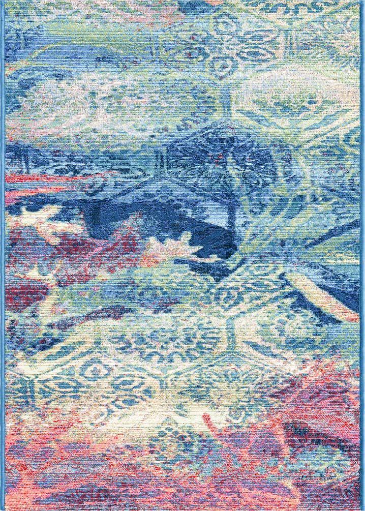 2' x 6' Easy-Clean Coastal Indoor / Outdoor Runner Rug