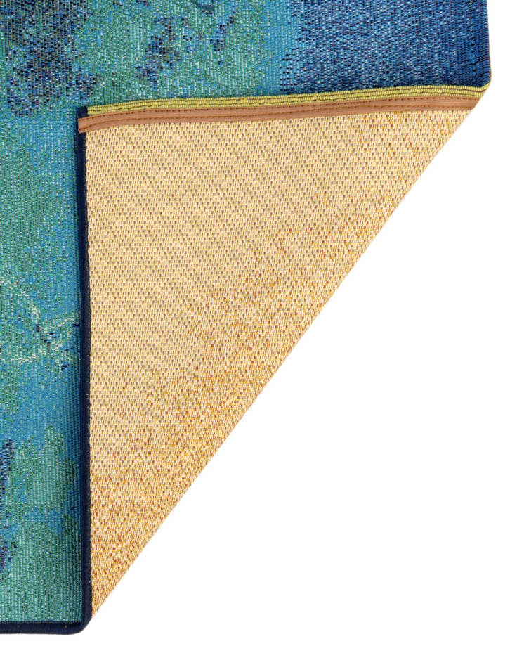 Detail image of 2' x 6'  Washable Coastal Indoor / Outdoor Runner Rug