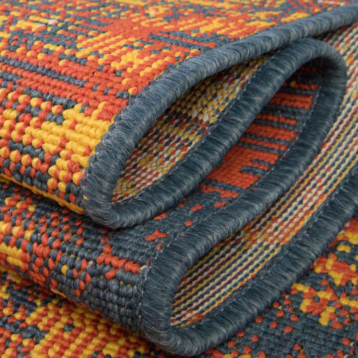 2' x 6' Easy-Clean Coastal Indoor / Outdoor Runner Rug