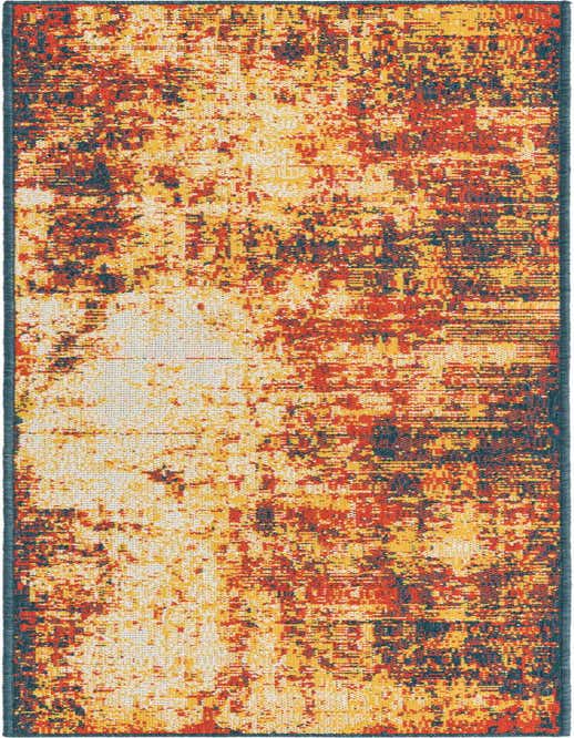 2' x 8' Easy-Clean Coastal Indoor / Outdoor Runner Rug