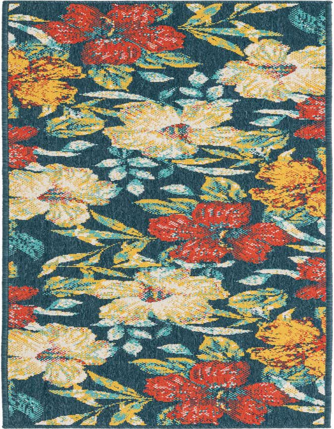 2' x 6' Easy-Clean Coastal Indoor / Outdoor Runner Rug