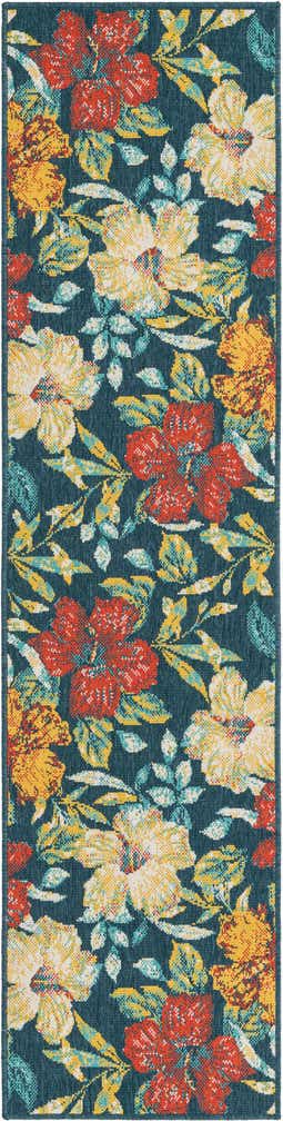 2' x 8' Easy-Clean Coastal Indoor / Outdoor Runner Rug