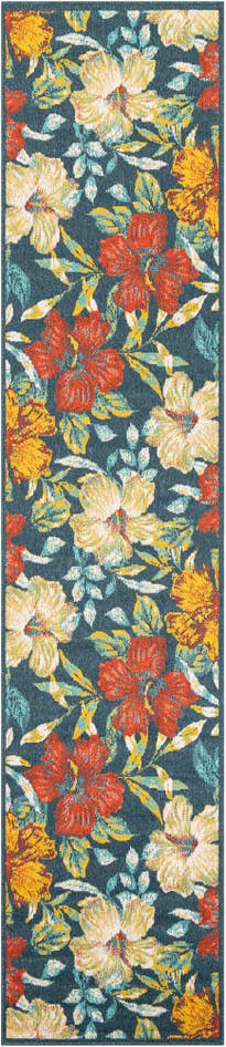 Detail image of 2' 7 x 12' Easy-Clean Coastal Indoor / Outdoor Runner Rug