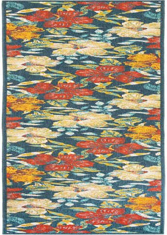 2' 7 x 16' Easy-Clean Coastal Indoor / Outdoor Runner Rug
