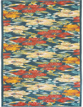 Detail image of 2' 7 x 16' Easy-Clean Coastal Indoor / Outdoor Runner Rug