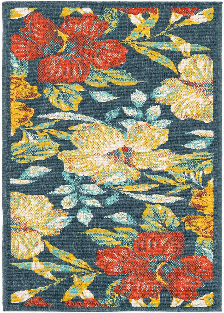 2' x 5' 3 Easy-Clean Coastal Indoor / Outdoor Runner Rug