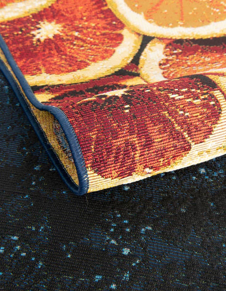 Detail image of 2' x 6'  Washable Coastal Indoor / Outdoor Runner Rug