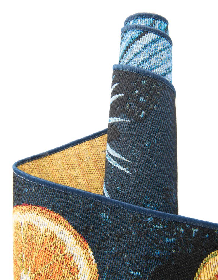 Detail image of 2' x 6'  Washable Coastal Indoor / Outdoor Runner Rug