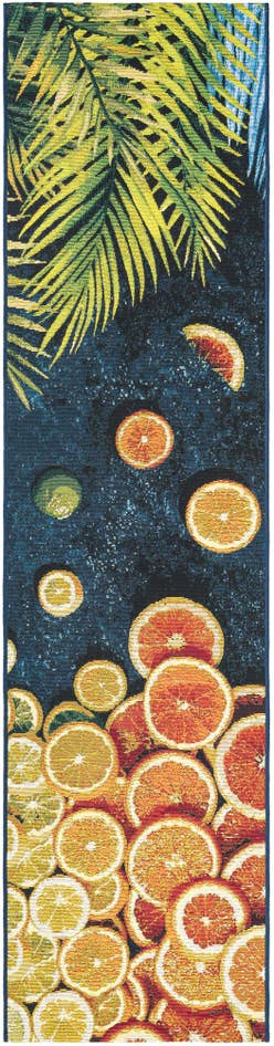 Detail image of 2' x 8' Easy-Clean Coastal Indoor / Outdoor Runner Rug