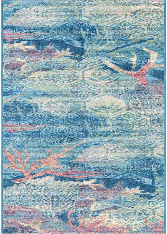 2' 7 x 10' Easy-Clean Coastal Indoor / Outdoor Runner Rug