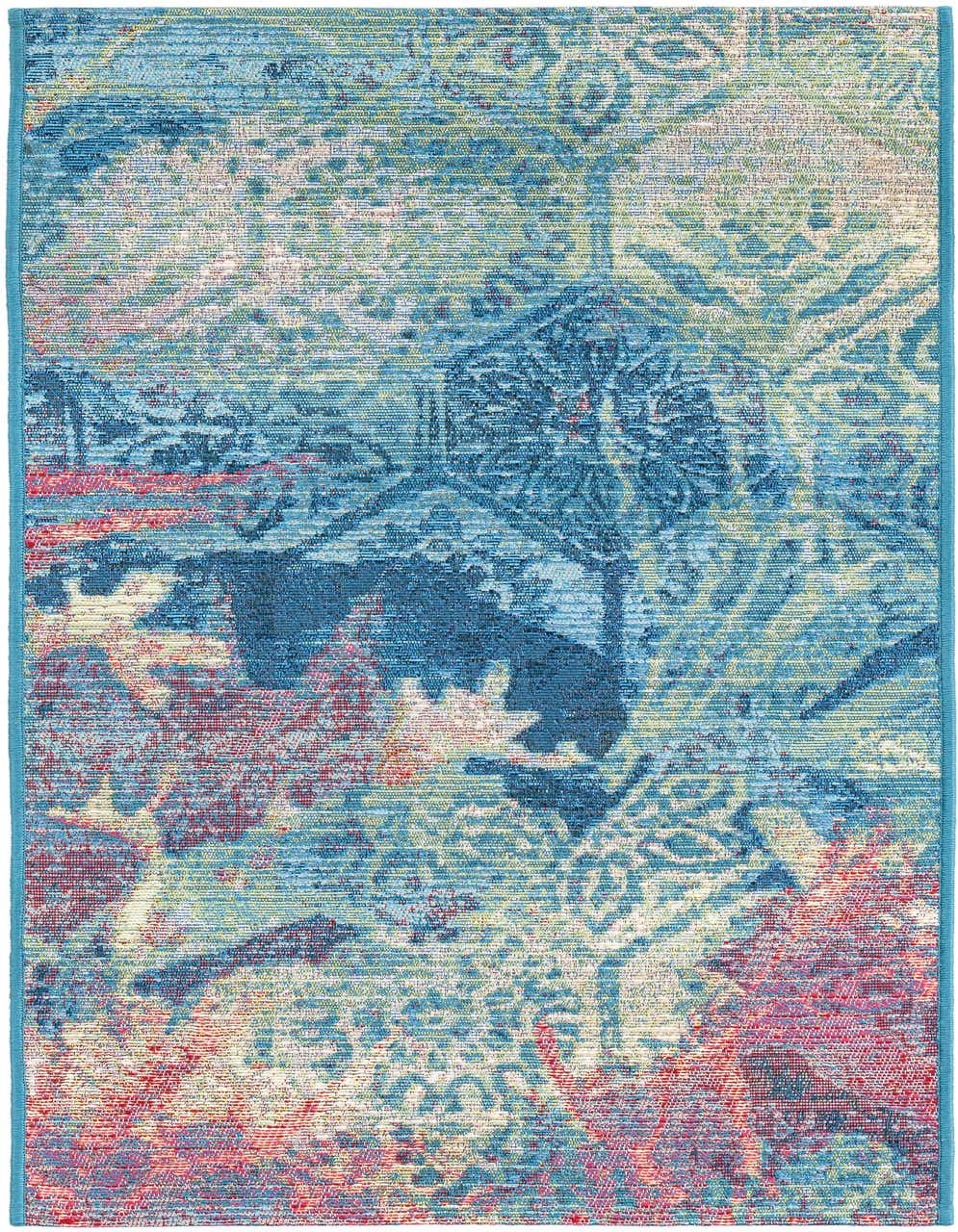 2' x 4' Easy-Clean Coastal Indoor / Outdoor Runner Rug