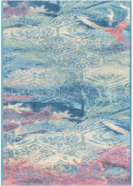 2' x 8' Easy-Clean Coastal Indoor / Outdoor Runner Rug