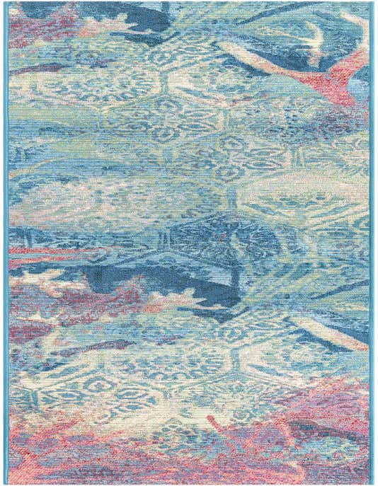 2' x 8' Easy-Clean Coastal Indoor / Outdoor Runner Rug