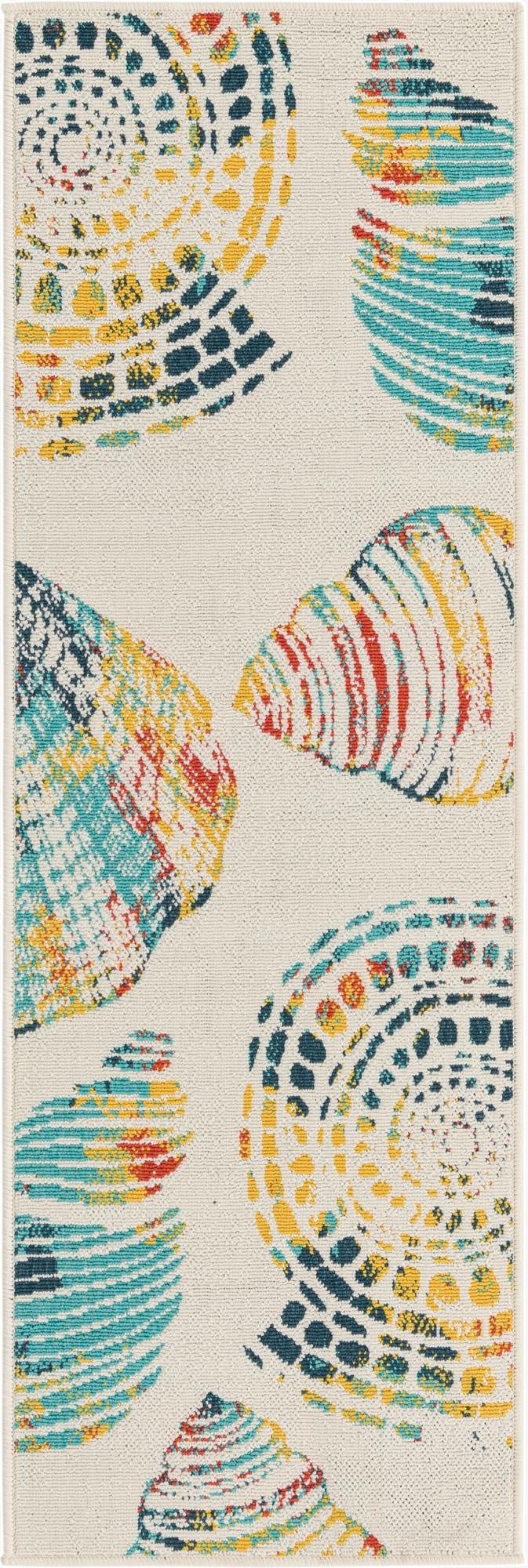 2' x 6'  Washable Coastal Indoor / Outdoor Runner Rug