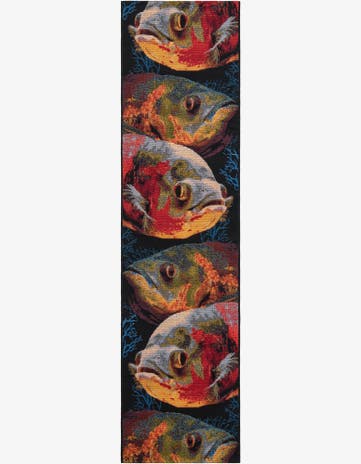 2' x 8' Easy-Clean Coastal Indoor / Outdoor Runner Rug