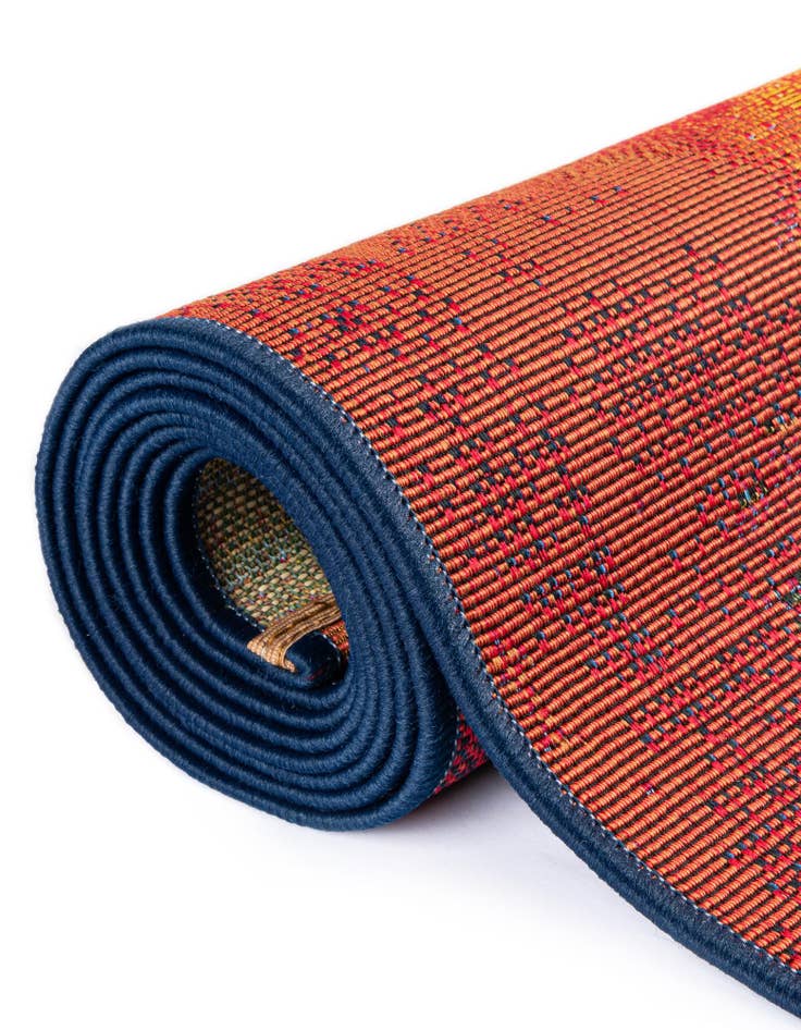 Detail image of 2' x 5'  Washable Modern Indoor / Outdoor Runner Rug