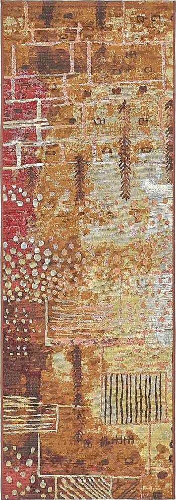 2' x 6' Easy-Clean Modern Indoor / Outdoor Runner Rug