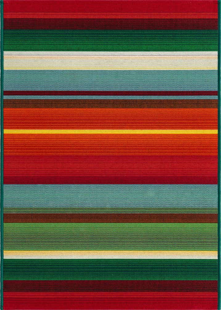2' x 6' Easy-Clean Modern Indoor / Outdoor Runner Rug