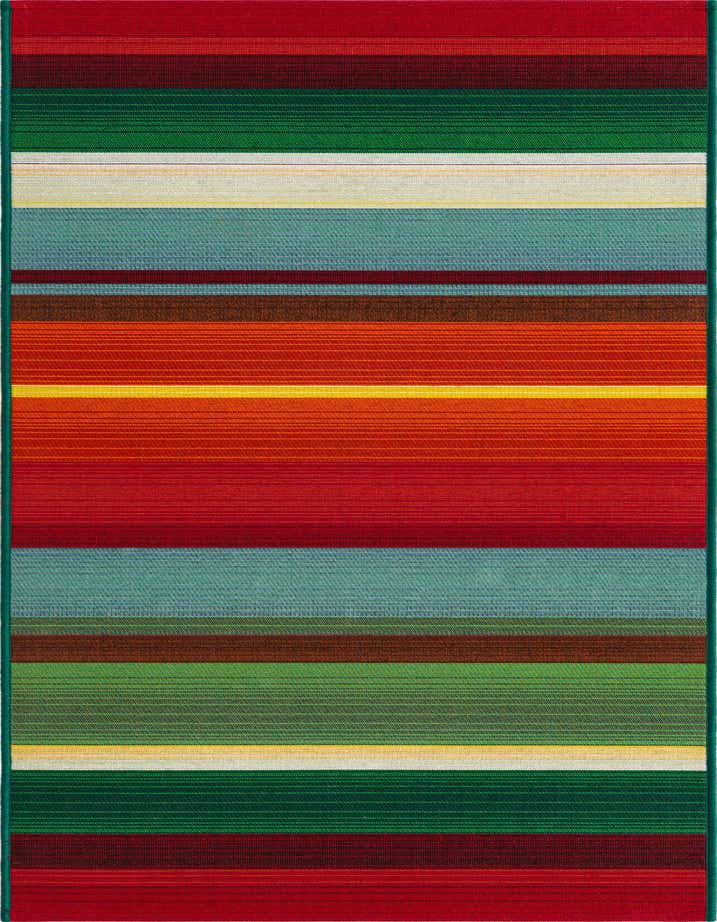 2' x 6' Easy-Clean Modern Indoor / Outdoor Runner Rug
