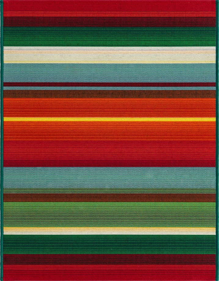 Detail image of 2' x 6' Easy-Clean Modern Indoor / Outdoor Runner Rug